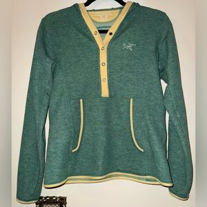Arc'Teryx Citadel Women's Pullover Hoodie Sweatshirt Size Medium Wool Blend NWOT